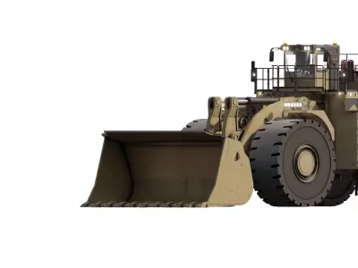 Wheel loader 3D model