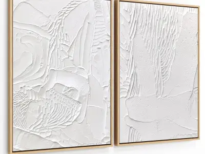 Plaster Two Frame 27 Low-poly 3D model