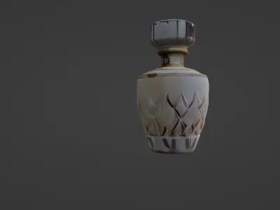 Elegant Luxury Perfume Bottle 3D Model 3D model