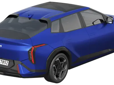Kia EV4 GT-Line 2026 3D model