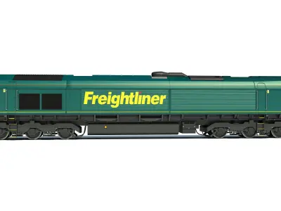 British Rail Class 66 3D model