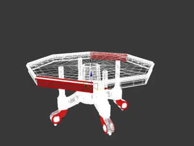 Classical table  3D model
