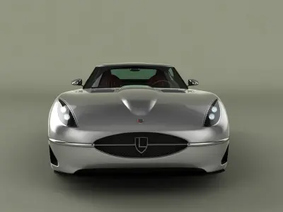 Lyonheart K Coupe Concept 3D model