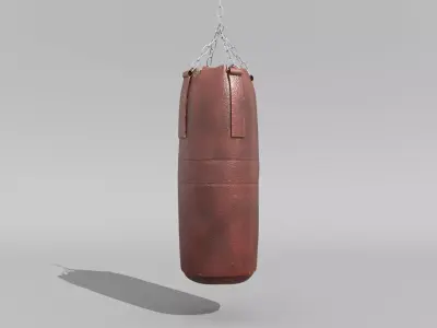 Punshing Bag Low-poly 3D model