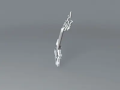 The Black Diamond guitar Free 3D model