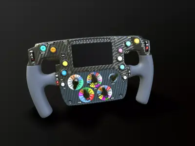 F1 - Wheel Low-poly 3D model