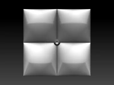 3D WALLPANEL folded sheet of paper 3D model