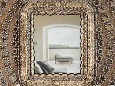 Peacock Mirror 3D model