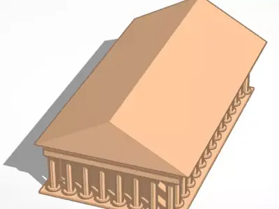 temple of Zeus Free 3D model