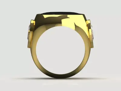 Luxury Mens Ring A Symbol of Power and Glory model mr0284 3D print model