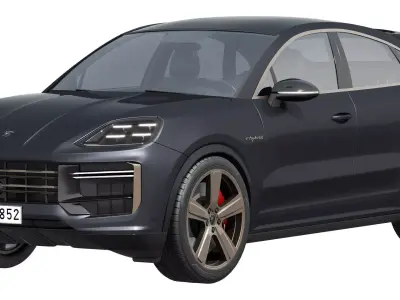 Porsche Cayenne Turbo Coupe 2025 3D model
