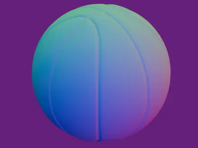 Basketball 3D model