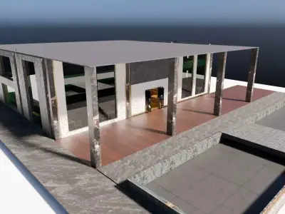 Restaurant interior design  3D model