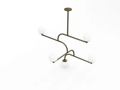 Decorative Ceiling Light Fixture 002 3D model