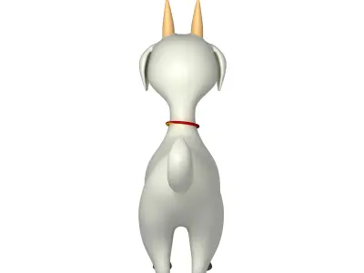 Cartoon Goat 3D model