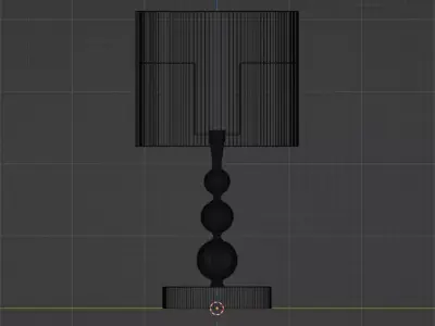 Crystal Table Lamp Free low-poly 3D model