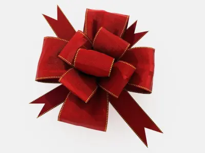 GIFT BOW Low-poly 3D model