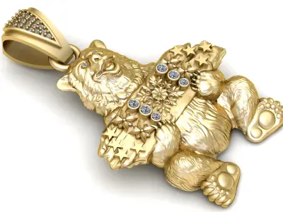 STYLE CUTE PENDA 3D PRINTABLE MODEL  3D print model