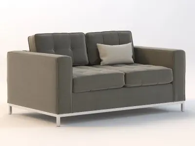 Jane Love Seat 3D model