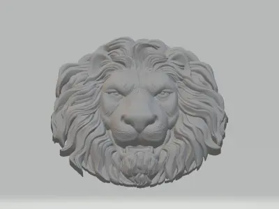 Lion Pendant 3D print model