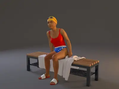 SwwimmingPool Female BCC 2130 009 3D model