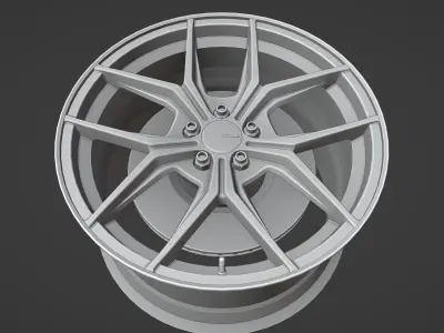 TSR-X - Wheels - Game Ready Low-poly 3D model