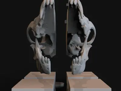 Deco Skull  3D print model