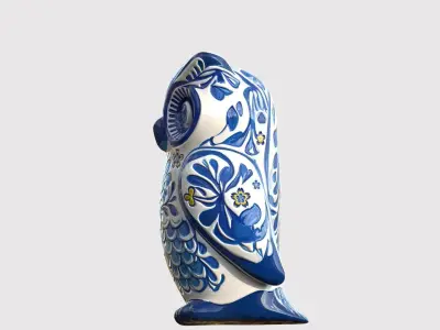 Ceramic Owl 3D print model