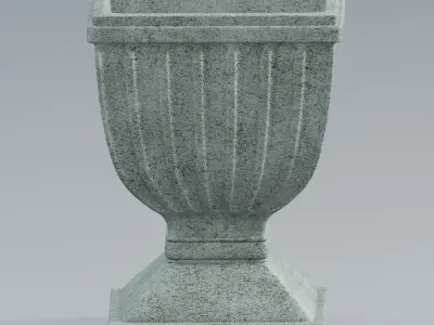 Garden urn planter37 3D model