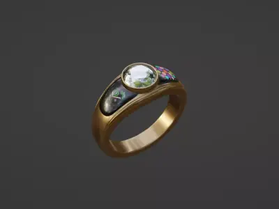 Smart Ring 3D model