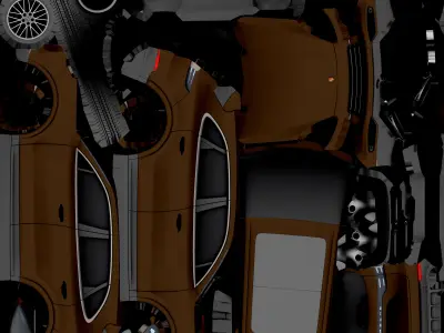 PORSCHE CAYENNE LOW POLY Low-poly 3D model