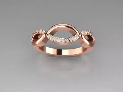 DIAMOND RING Free 3D print model 3