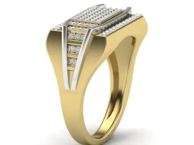 Men ring 3dm Render details 3D print model