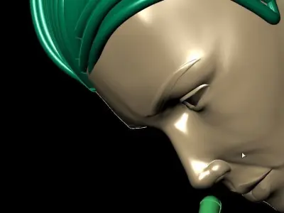 Magerit earing 3D print model