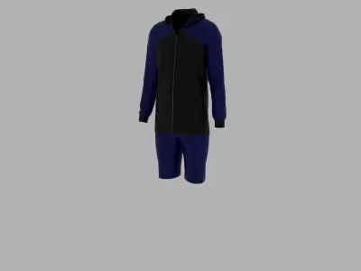 Sport Suit Low-poly 3D model