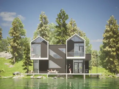 033Smallhouse2f65m2 3D model