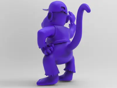 Diddy Kong - ZTL Maquette- 3D Printing 3D model