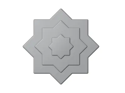 mosque decoration 3D model