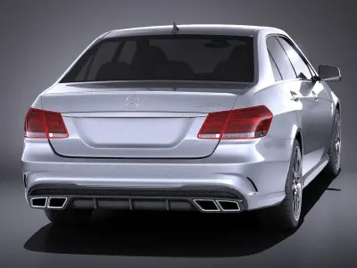 Mercedes-Benz E63 AMG Sedan 2015 VRAY 3D model