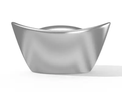 Silver Bar 3D model
