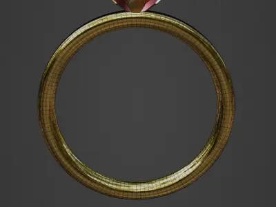 Diamond Ring Free 3D model 3