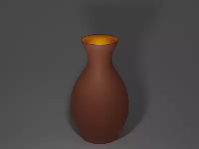 clay vase Free 3D model purchase
