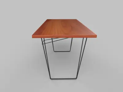 table eames console Low-poly 3D model