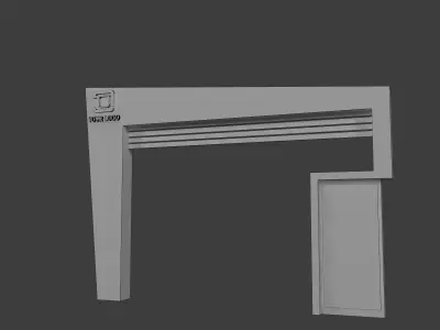  Fair Gate exhibition Event a442b 3D model