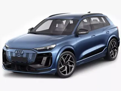 Audi Q6 e-tron 2025 3D model
