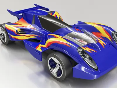 3dmax2018minicar 3D model