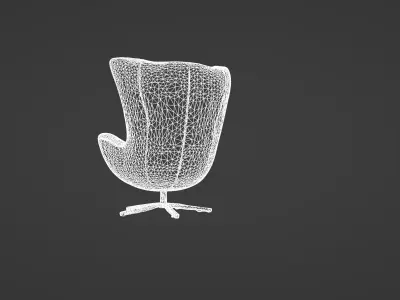 Modern Comfy Designer Chair 3D Model   3D model