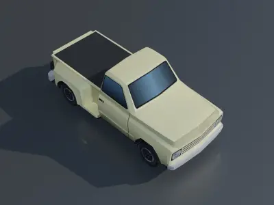 Low Poly Cars - 11 Cars Game-ready  - mobile ready 3D model