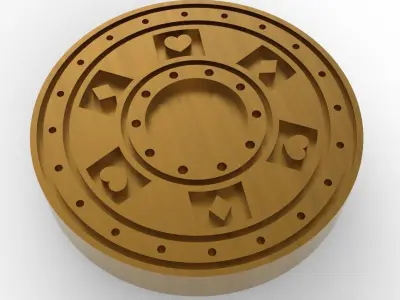poker chips Free 3D print model