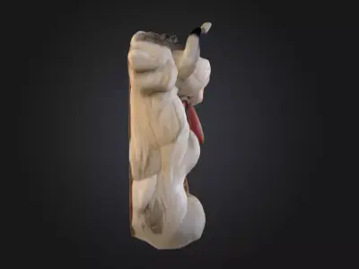 Horned Mask Mystique Low-poly 3D model